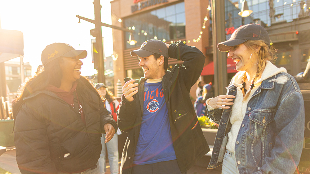 Photo of Alumni at a Cubs Game