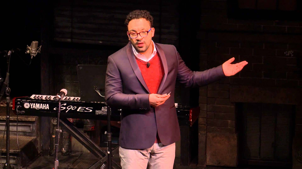 Founder Osh Ghanimah During a TedxBroadway Talk in 2015.