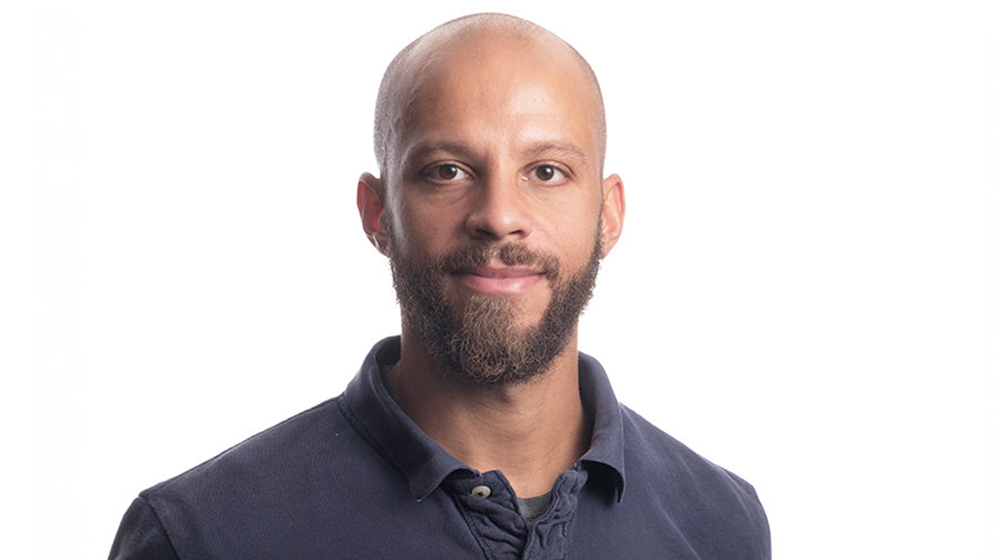 Kelvin Billingsley in front of a white background