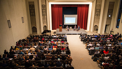 Coates event, Jo Ann Rooney Hall, March 31, 2015