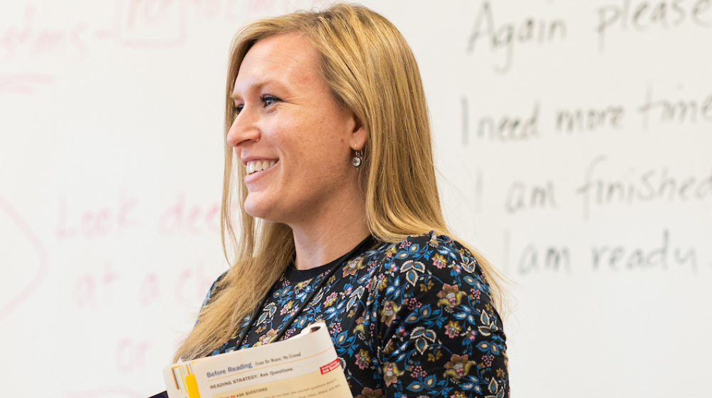 Loyola Chicago alumna, Rachel Lackey, MEd, multilingual teacher, language, culture, and curriculum