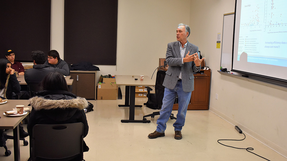 Don McLauchlan, Principal and Founder, Elara Engineering, lectures.