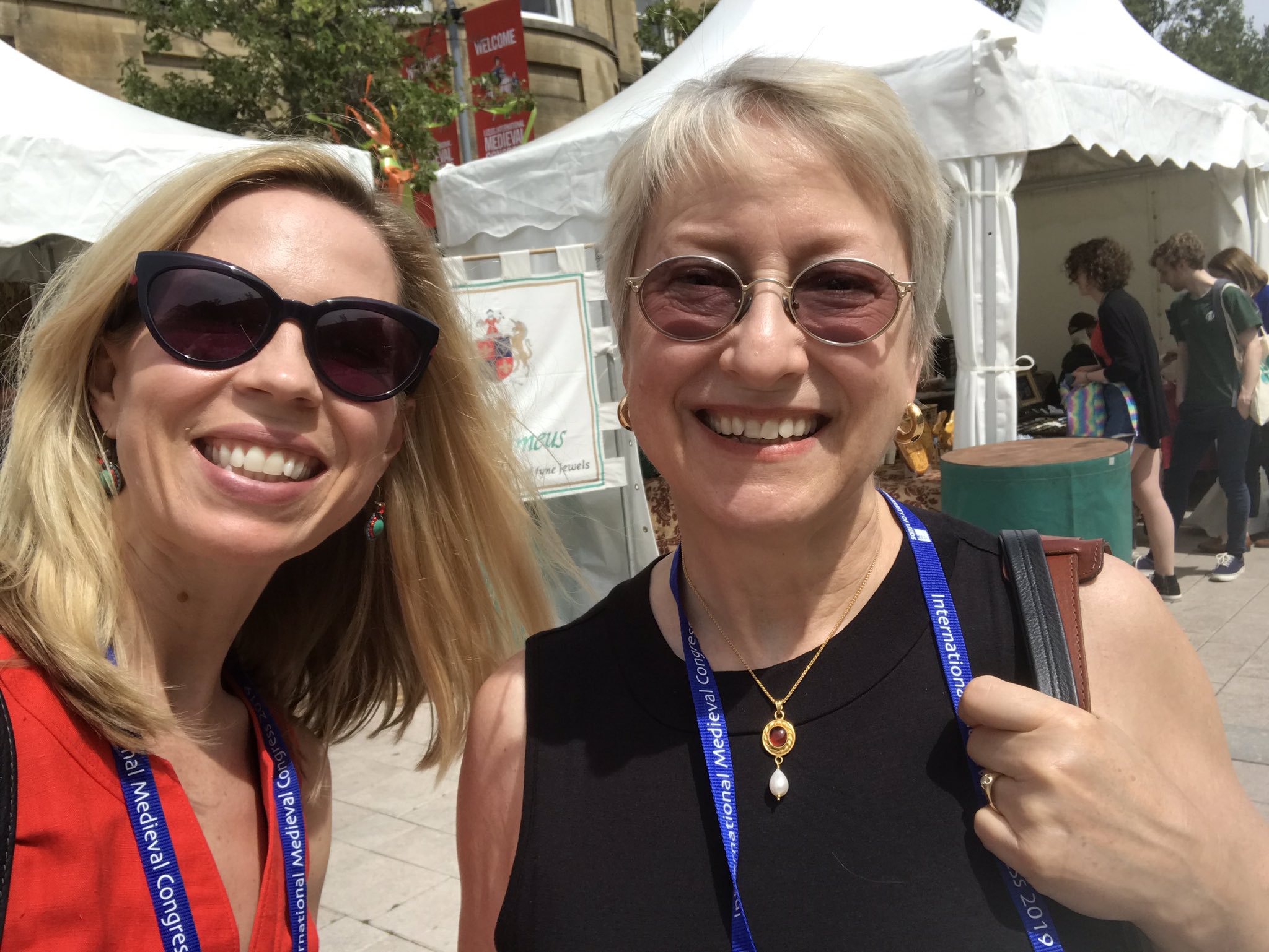 Dr. Tanya Stabler (left) and Dr. Theresa Gross-Diaz (right) at the conference. 