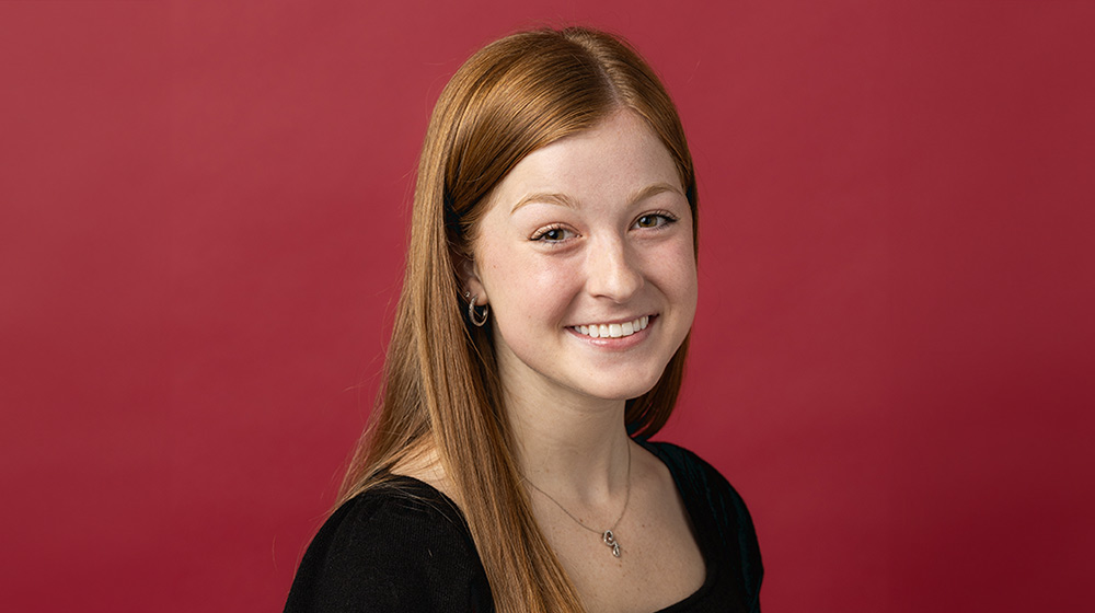 Grace Nelson is a student mentor and leader at the Marcella Niehoff School of Nursing.