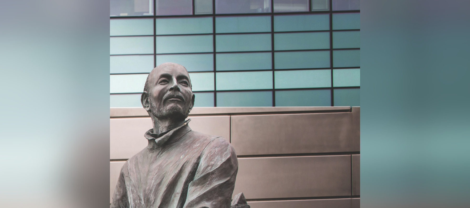 St. Ignatius of Loyola statue at Health Sciences Campus