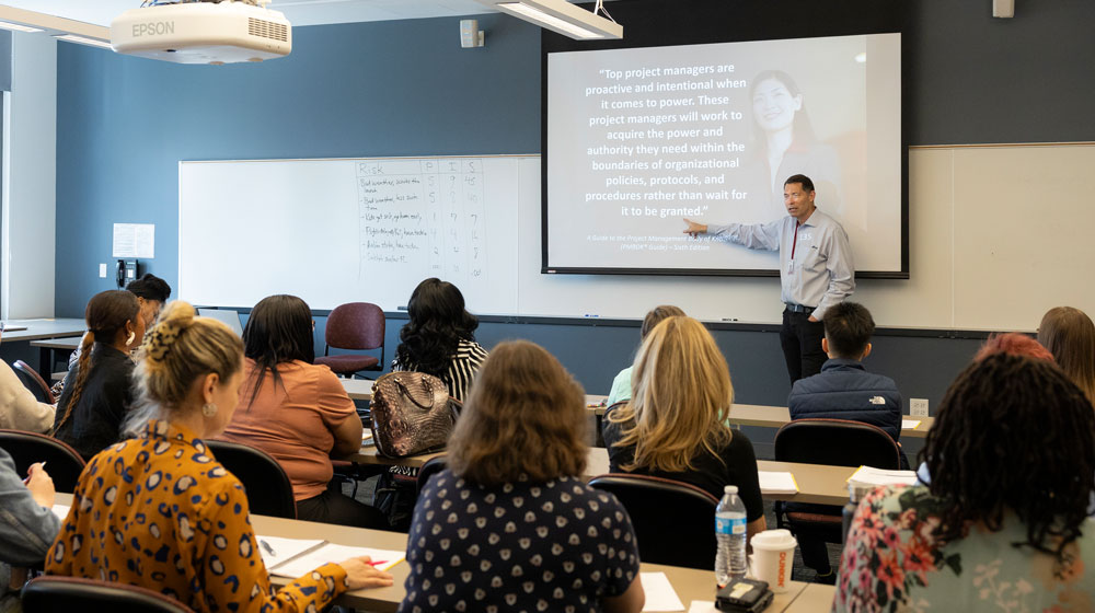 Project management classroom