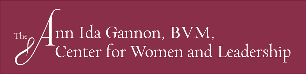 Ann Ida Gannon, BVM, Center for Women and Leadership logo