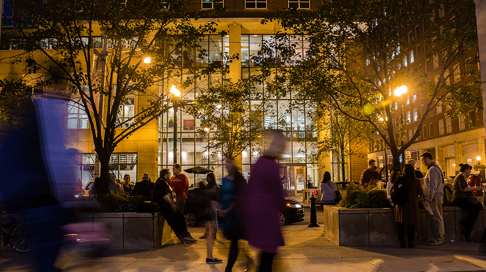 Resident halls on the University of Loyola Chicago campus