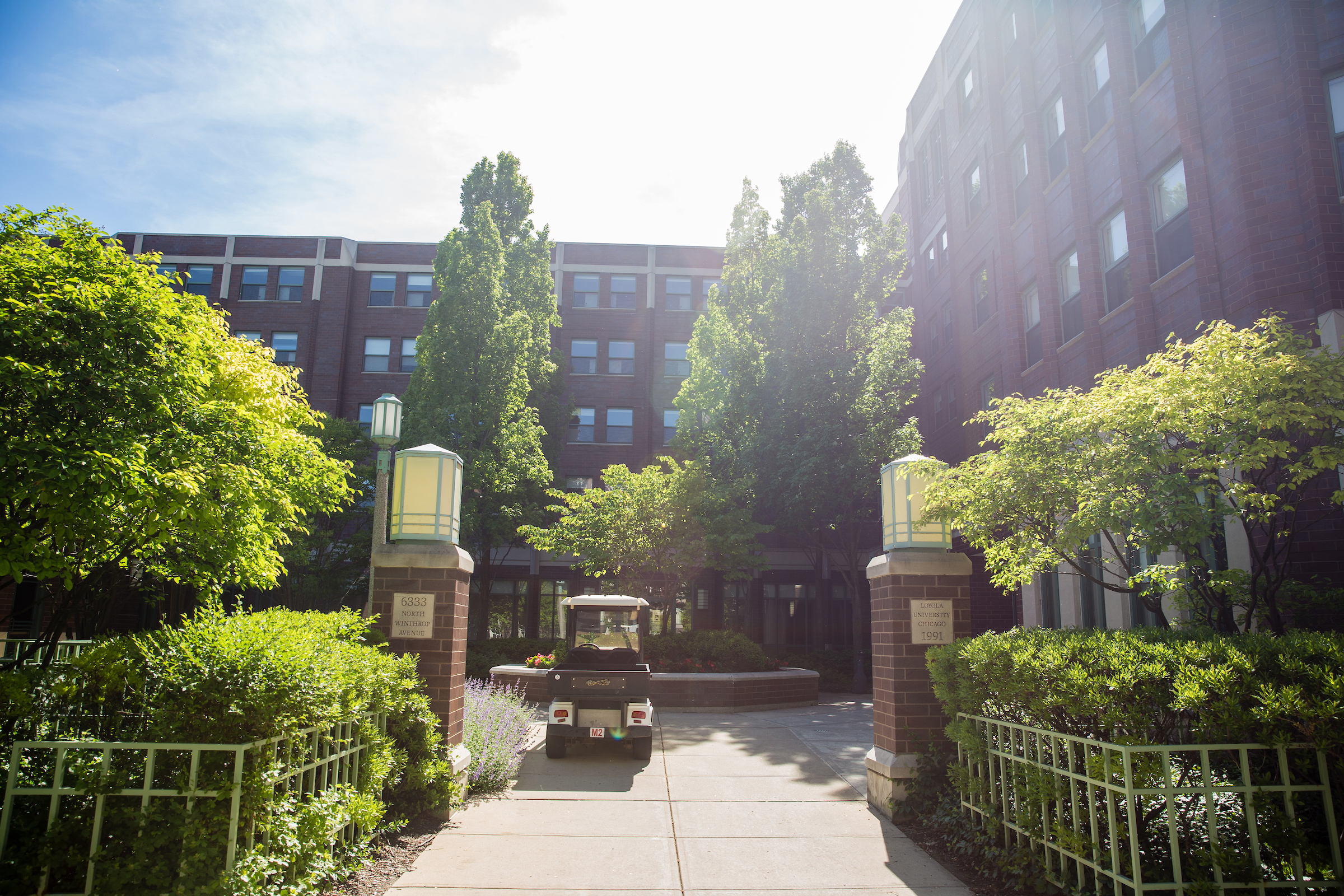 The exterior of Simpson Hall