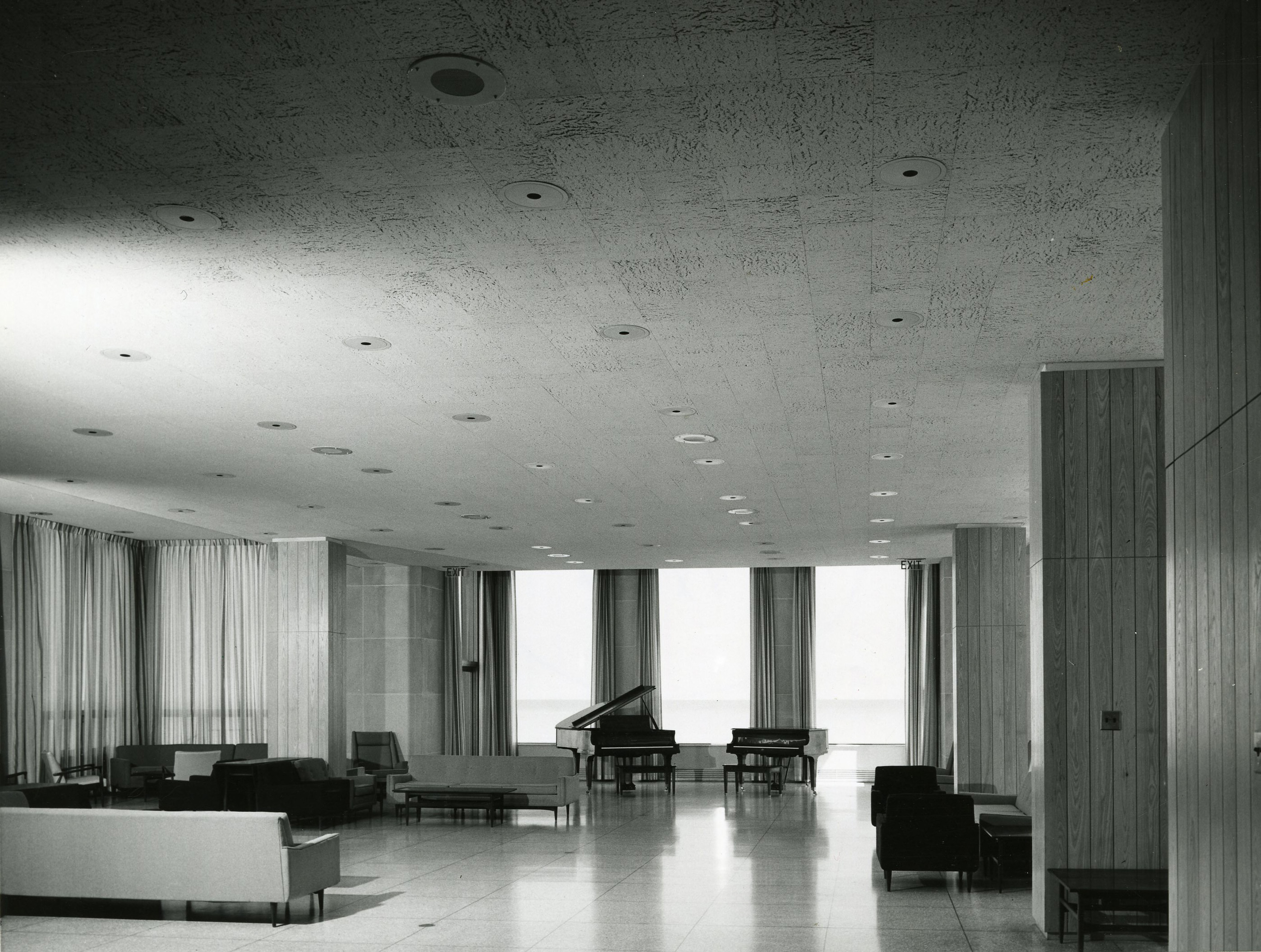 Mundelein College building piano